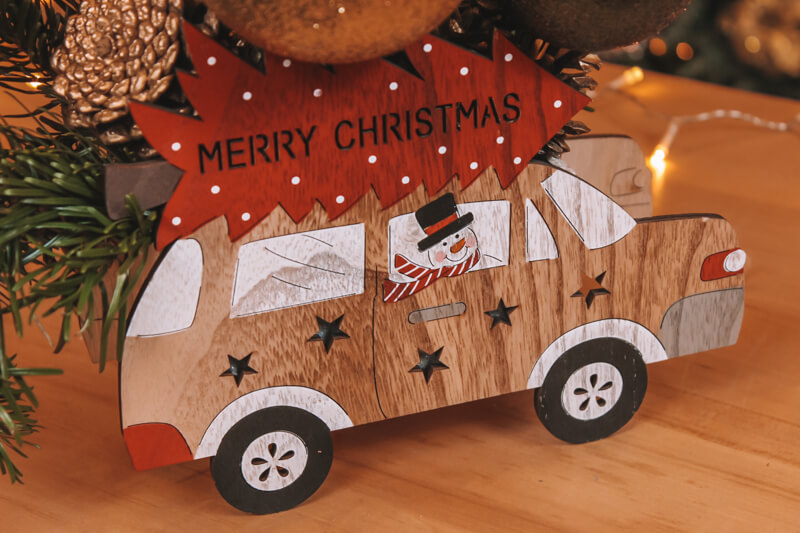 Aranjament Craciun Christmas Car