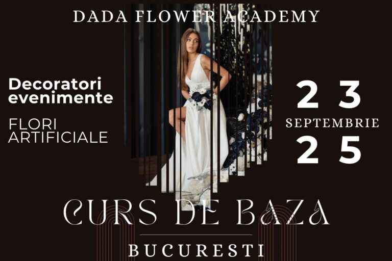 Curs de Baza pentru Decoratori de Evenimente cu Flori Artificiale