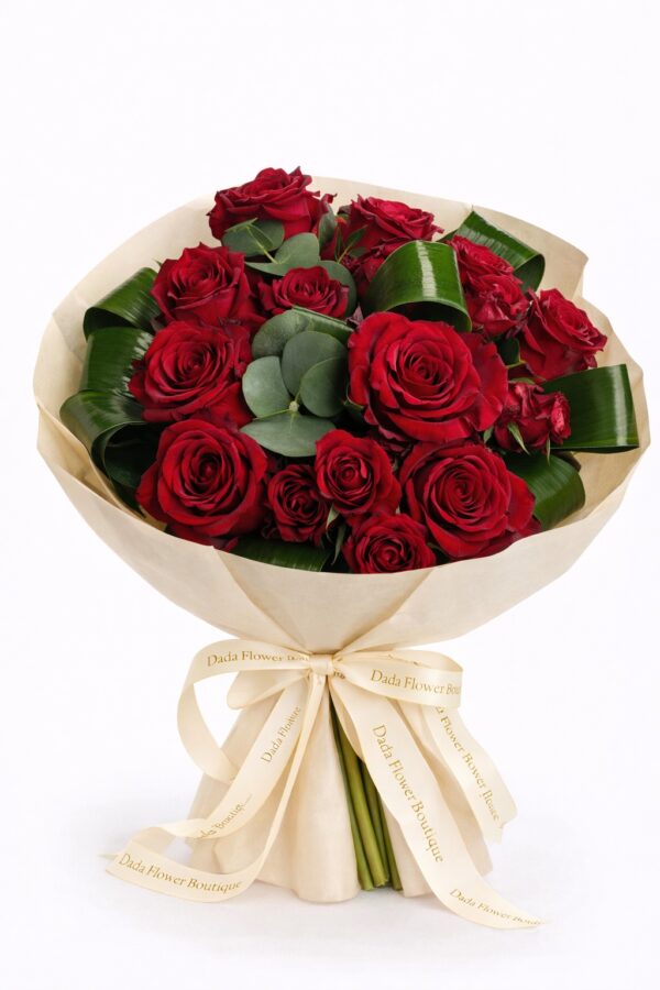 buchet trandafiri rosii