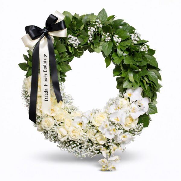coroana funerara eleganta