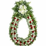 coroana funerara lacrima