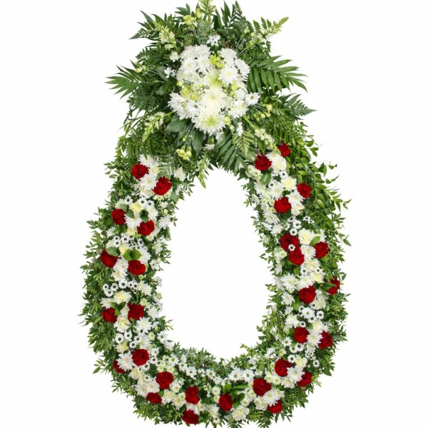 coroana funerara lacrima